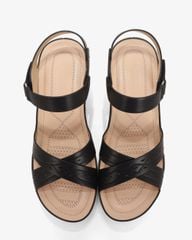 Sandal Đế Xuồng Hạnh Dung Quai Chéo Laser  HD0309AC