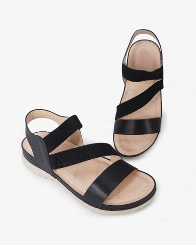 Sandal Đế Xuồng Hạnh Dung Quai Bản Thun HD0310AC