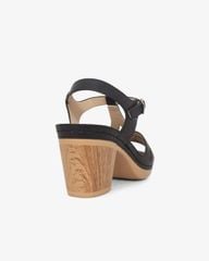 Sandal Cao Gót Hạnh Dung Quai Ngang Khoét Nối T-Strap HD0313AC