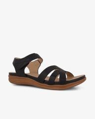 Sandal Đế Xuồng Hạnh Dung Quai Chéo Sọc Vân HD0315AC