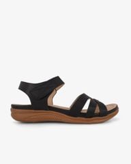 Sandal Đế Xuồng Hạnh Dung Quai Chéo Sọc Vân HD0315AC