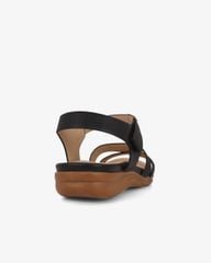 Sandal Đế Xuồng Hạnh Dung Quai Chéo Sọc Vân HD0315AC