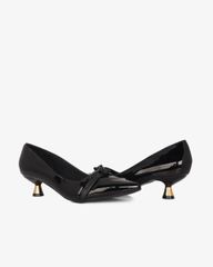 Giày Cao Gót Hạnh Dung Mũi Nhọn Hoa Hồng HD041000AD