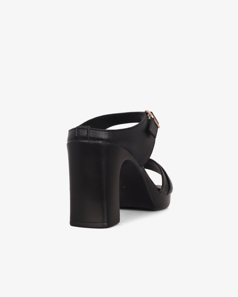 Dép Cao Gót Hạnh Dung Quai Nhị Khóa Nịt HD041007AD