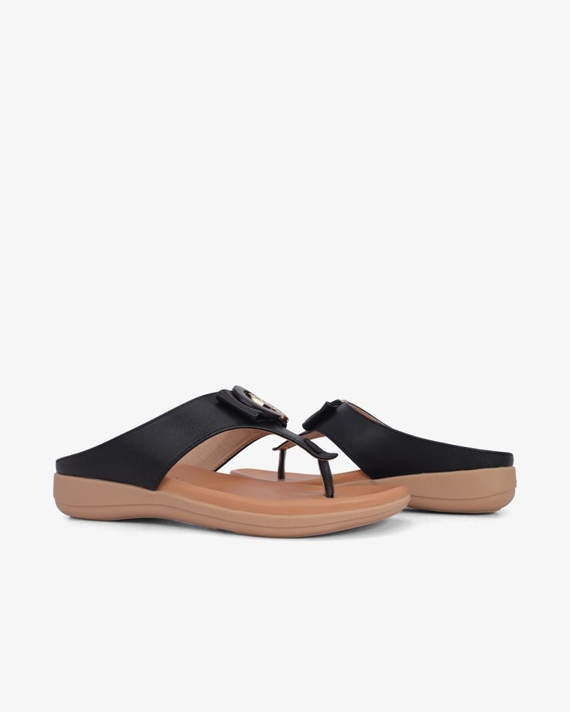 Dép Đế Xuồng Hạnh Dung Kẹp Xỏ Ngón Khóa OC HD041022AD