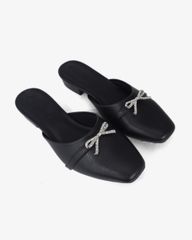 Dép Bít Mũi Hạnh Dung Khóa Nơ Xoàn HD041023AD
