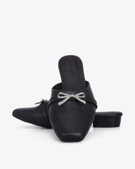 Dép Bít Mũi Hạnh Dung Khóa Nơ Xoàn HD041023AD