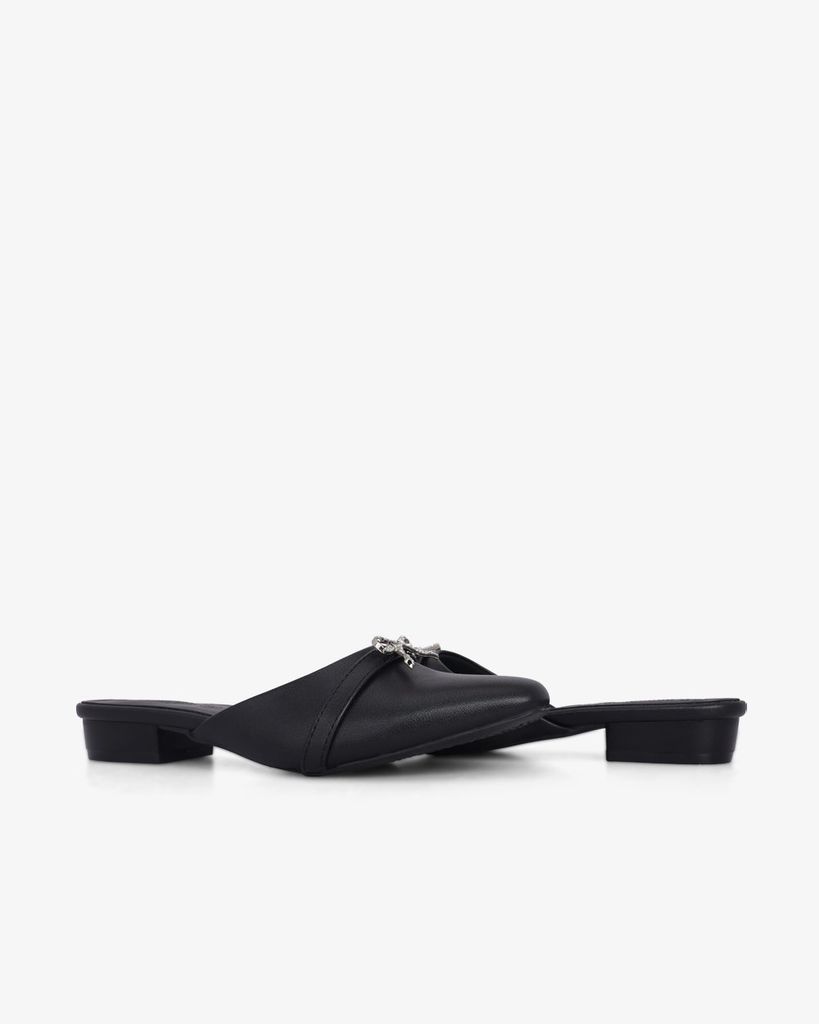 Dép Bít Mũi Hạnh Dung Khóa Nơ Xoàn HD041023AD