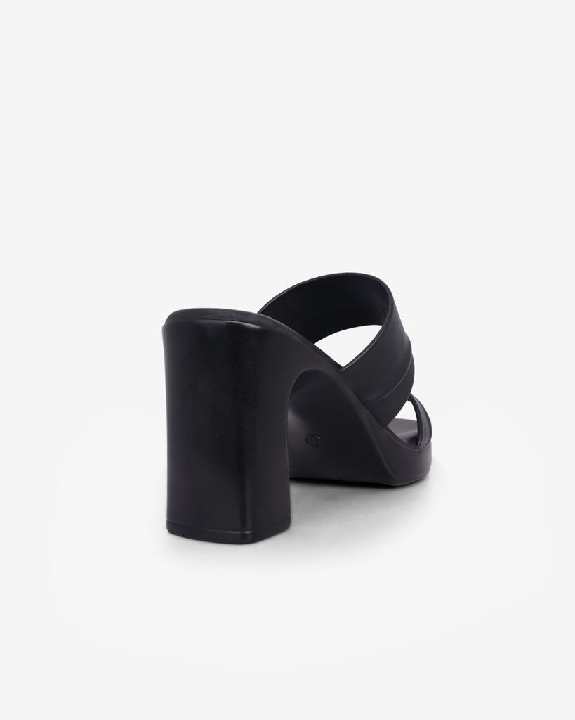 Dép Cao Gót Hạnh Dung Hai Quai Ngang Khóa Miu HD041024AD