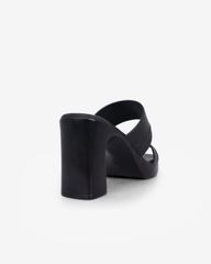 Dép Cao Gót Hạnh Dung Hai Quai Ngang Khóa Miu HD041024AD