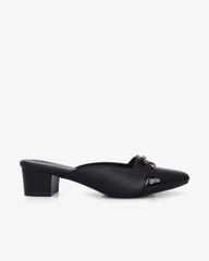 Dép Bít Mũi Hạnh Dung Khóa Nơ Xoàn Bóng HD041025AD