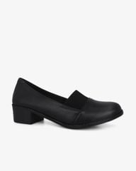 Giày Cao Gót Hạnh Dung Mũi Tròn Phối Thun HD041032AD