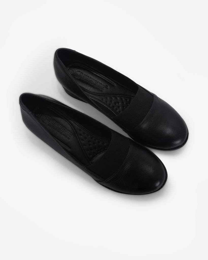 Giày Cao Gót Hạnh Dung Mũi Tròn Phối Thun HD041032AD