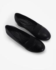 Giày Cao Gót Hạnh Dung Mũi Tròn Phối Thun HD041032AD