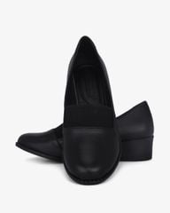 Giày Cao Gót Hạnh Dung Mũi Tròn Phối Thun HD041032AD