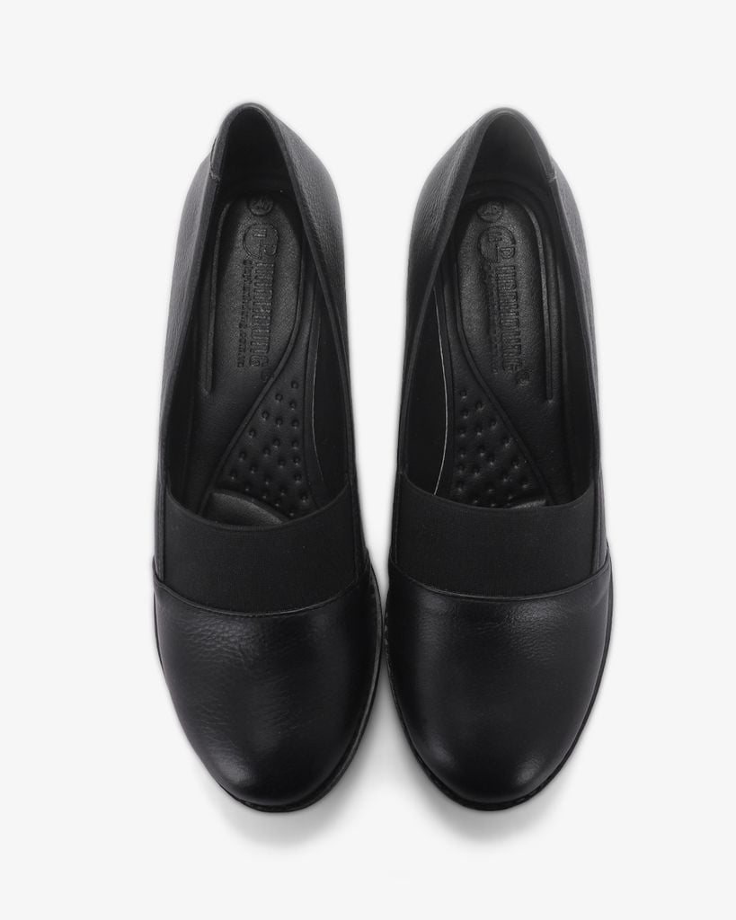 Giày Cao Gót Hạnh Dung Mũi Tròn Phối Thun HD041032AD