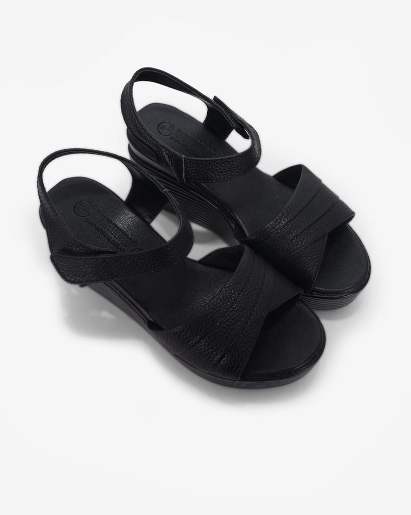 Sandal Đế Xuồng Hạnh Dung Quai Đắp Chéo HD041035AD