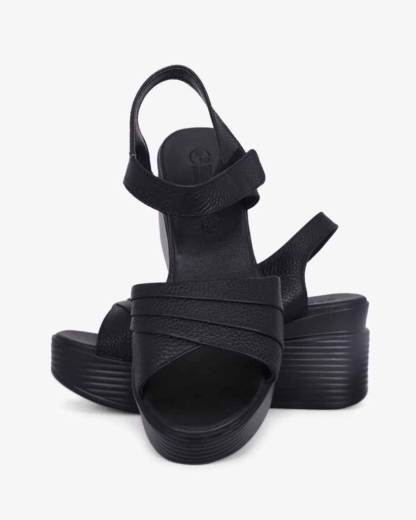 Sandal Đế Xuồng Hạnh Dung Quai Đắp Chéo HD041035AD