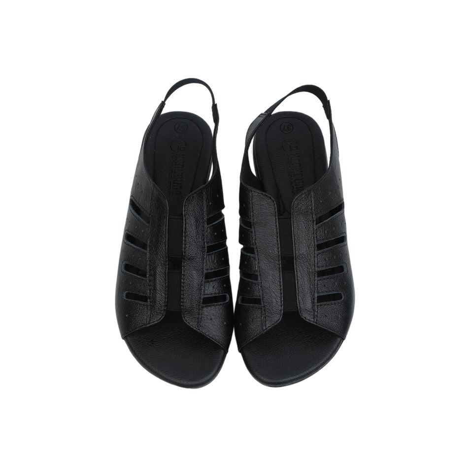 Sandal Xuồng Hanh Dung Bản Khoét Hậu Thun HD04662AD