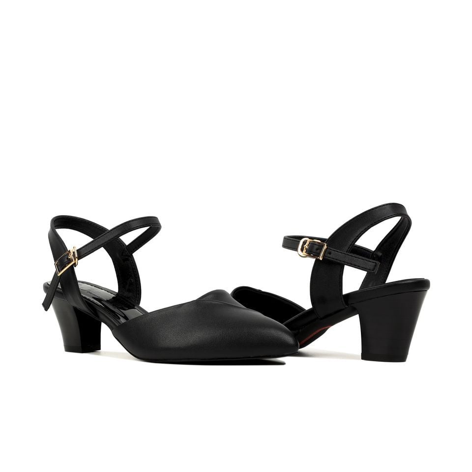 Sandal Cao Gót Hạnh Dung Mũi Nhọn Đắp HD04685AD