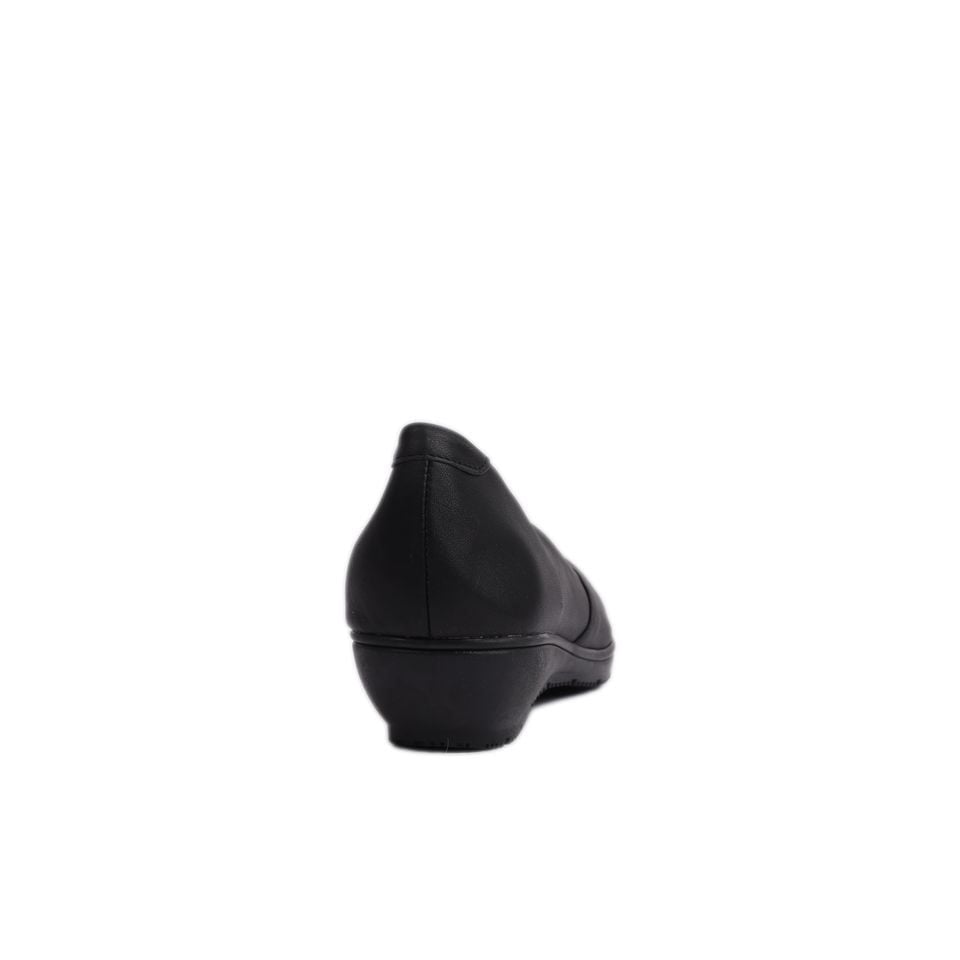Giày Đế Xuồng Hạnh Dung Mũi Tròn Trơn HD04709AD