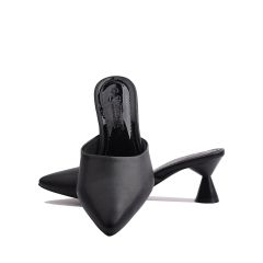 Dép Bít Mũi Hạnh Dung Trơn Gót Cách Điệu HD04713AD