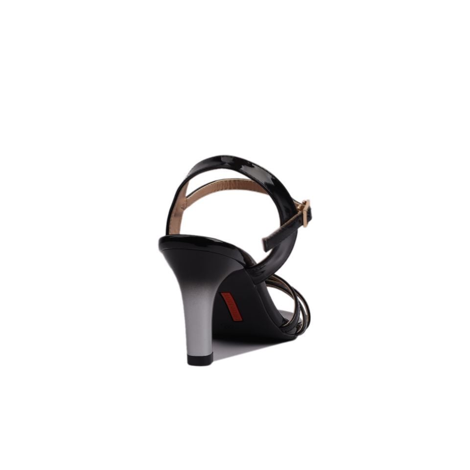 Sandal Cao Gót Hạnh Dung Dây Chéo Gót Bạc HD04717AD