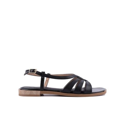 Sandal Hạnh Dung Dây Đan Đế Xẹp HD04757AD