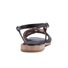 Sandal Hạnh Dung Dây Đan Đế Xẹp HD04757AD