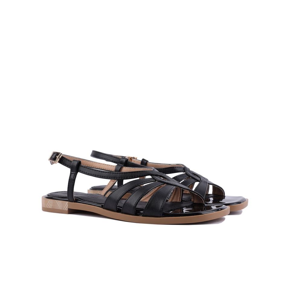 Sandal Hạnh Dung Dây Đan Đế Xẹp HD04757AD