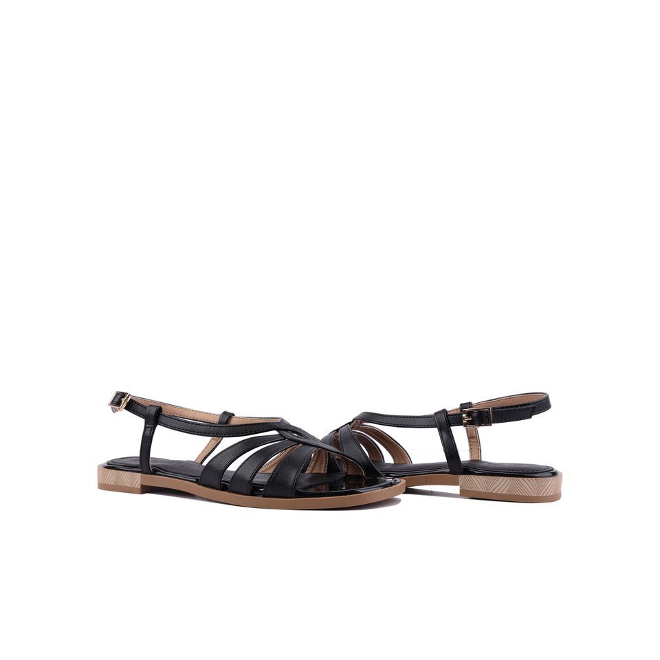 Sandal Hạnh Dung Dây Đan Đế Xẹp HD04757AD