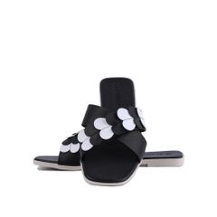 Dép Xẹp Hạnh Dung Quai Chéo Phối Tim HD04782AD