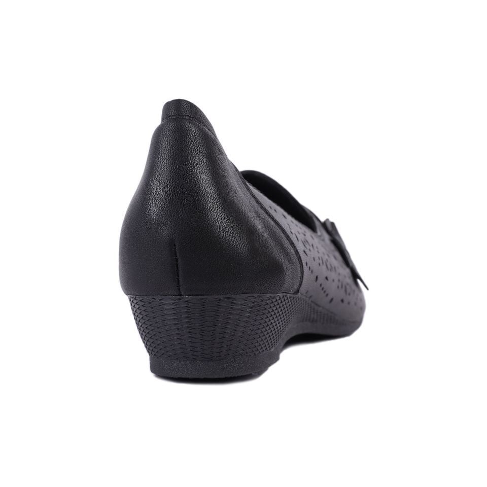 Giày Đế Xuồng Hạnh Dung Quai Đục Lỗ Phối Bông HD04821AD