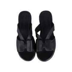 Dép Xẹp Hạnh Dung Bản Cut Out Phối Nơ HD04823AD