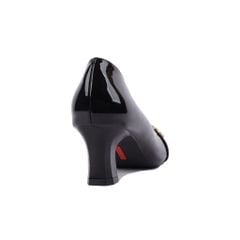 Giày Cao Gót Hạnh Dung Mũi Nhọn Khóa Bên HD04838AD