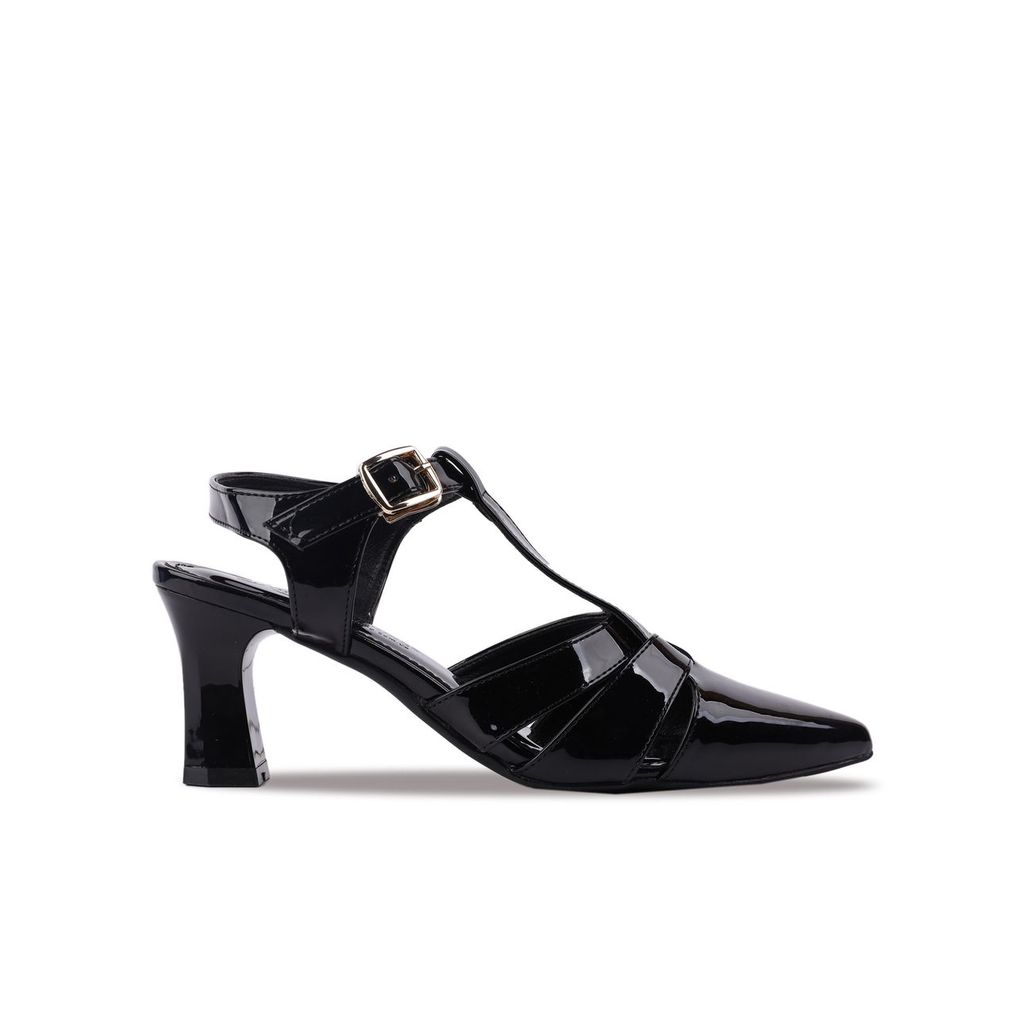 Sandal Cao Gót Hạnh Dung Mũi Nhọn T-Strap HD04839AD