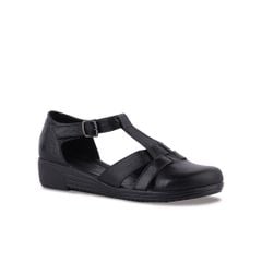 Sandal Xuồng Hạnh Dung Mũi Tròn T-Strap HD04848AD