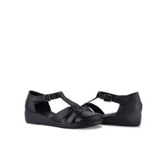 Sandal Xuồng Hạnh Dung Mũi Tròn T-Strap HD04848AD