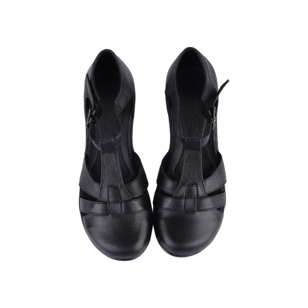 Sandal Xuồng Hạnh Dung Mũi Tròn T-Strap HD04848AD