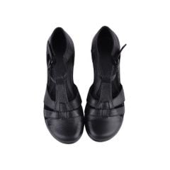 Sandal Xuồng Hạnh Dung Mũi Tròn T-Strap HD04848AD