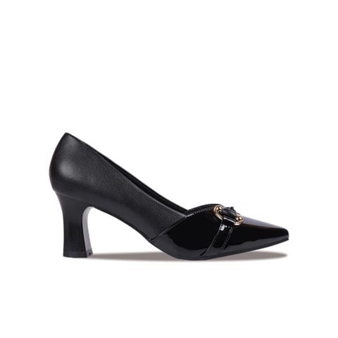 Giày Cao Gót Hạnh Dung Mũi Nhọn Khóa Lắc HD04857AD