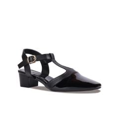 Sandal Cao Gót Hạnh Dung Quai T-Strap Trơn HD04859AD