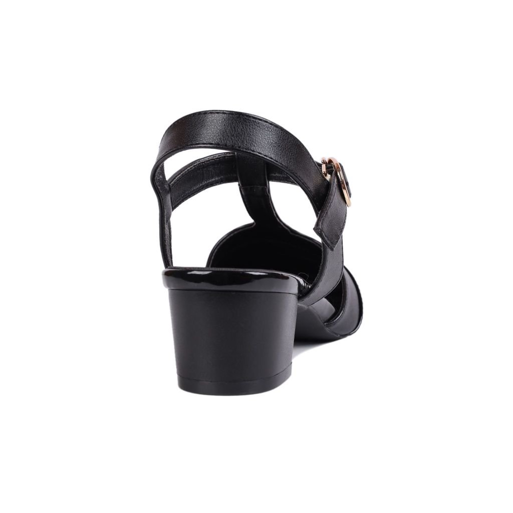 Sandal Cao Gót Hạnh Dung Quai T-Strap Trơn HD04859AD
