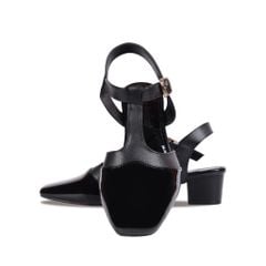 Sandal Cao Gót Hạnh Dung Quai T-Strap Trơn HD04859AD
