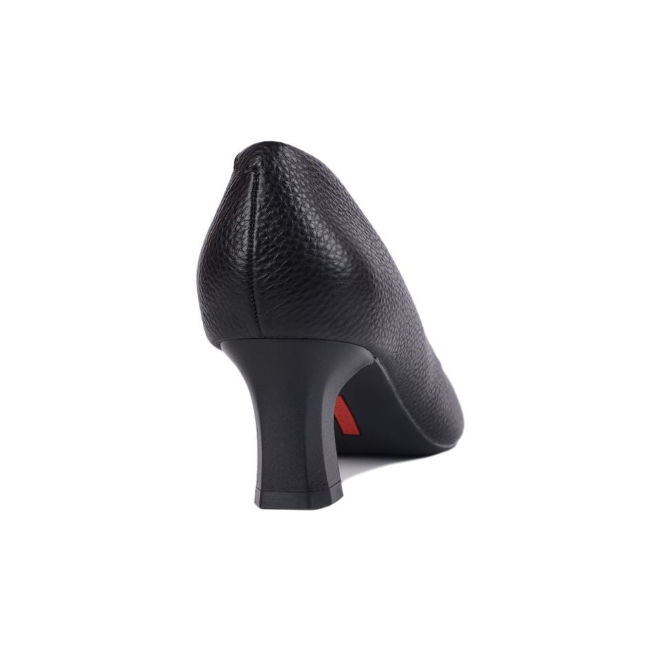 Giày Cao Gót Hạnh Dung Da Sần Mũi Nhọn HD04861AD