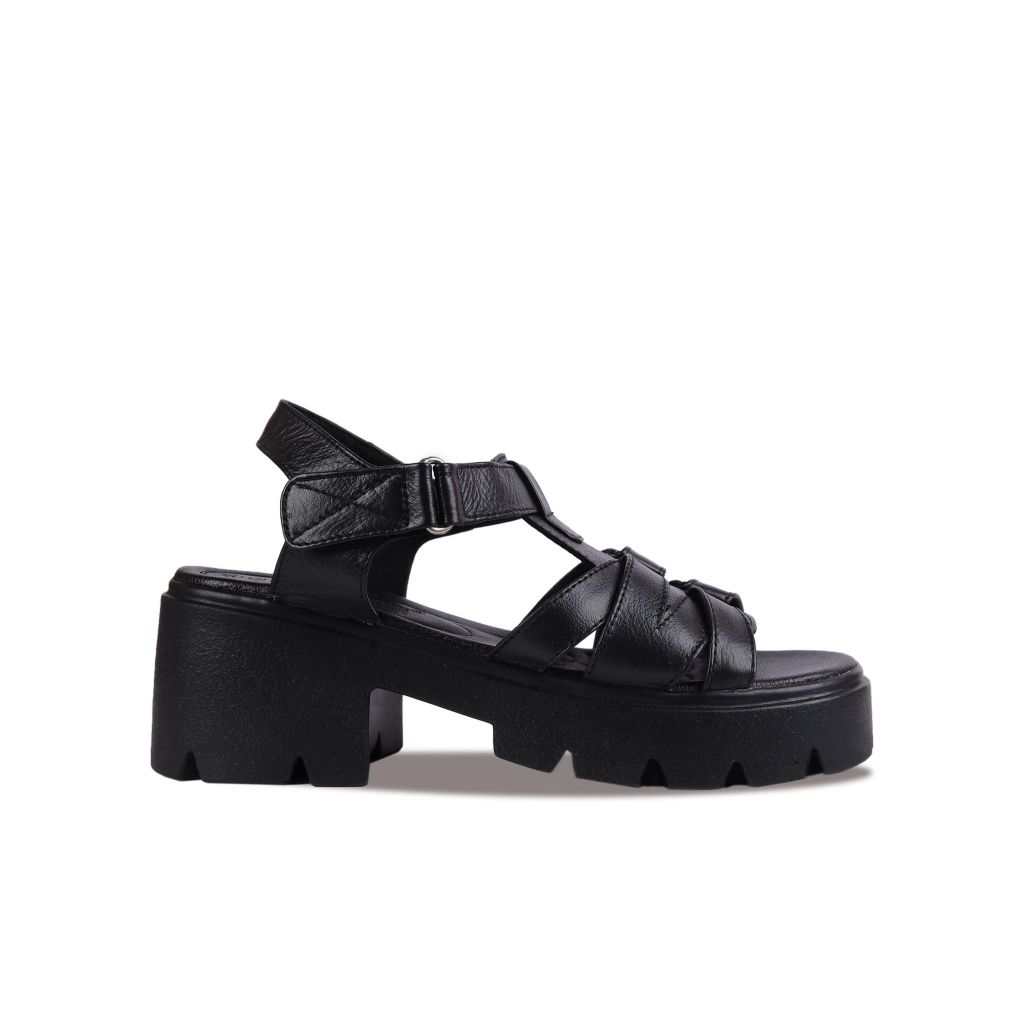 Sandal Cao Gót Hạnh Dung Quai T-Strap Cách Điệu HD04871AD