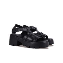 Sandal Cao Gót Hạnh Dung Quai T-Strap Cách Điệu HD04871AD