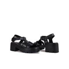 Sandal Cao Gót Hạnh Dung Quai T-Strap Cách Điệu HD04871AD