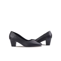 Giày Cao Gót Hạnh Dung Mũi Vuông Chỉ Nổi HD04890AD