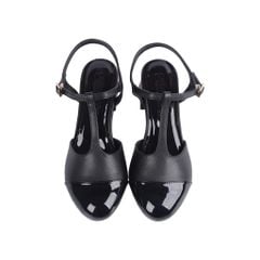 Sandal Cao Gót Hạnh Dung Quai T-Strap Mũi Bóng HD04900AD